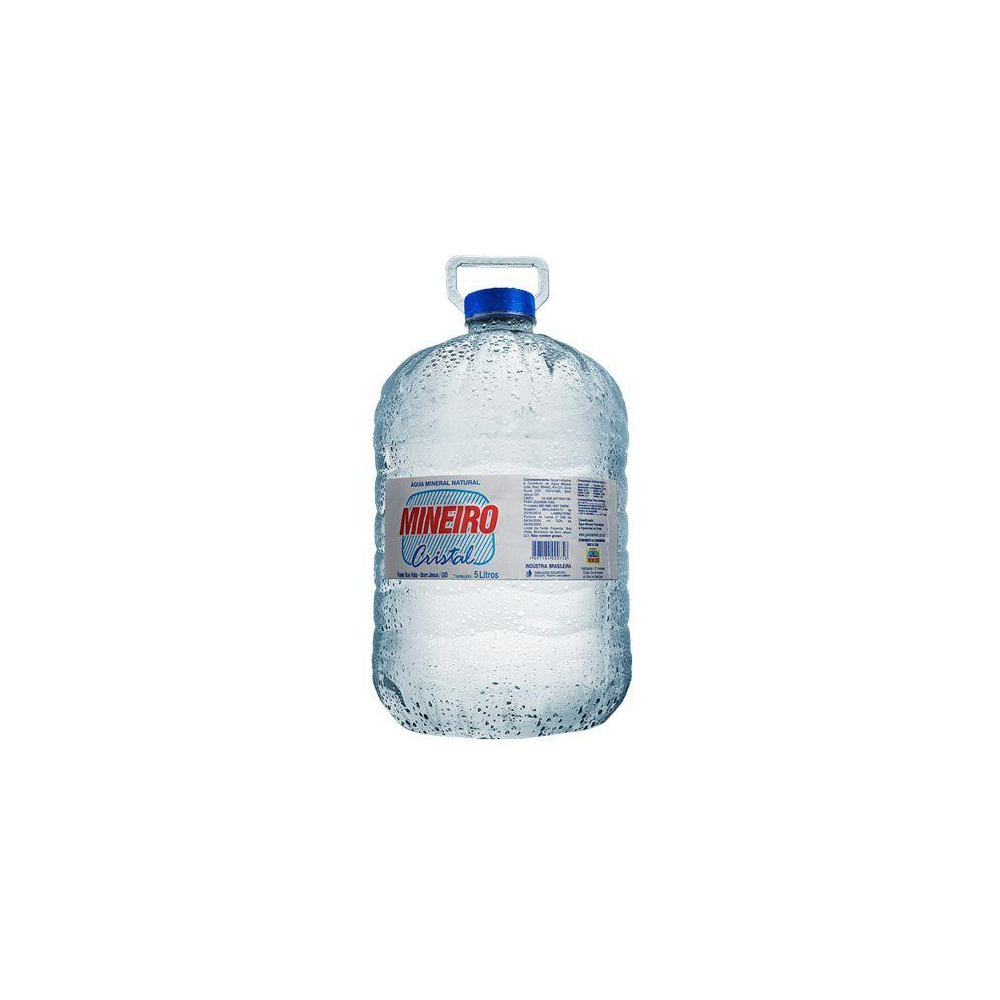 Agua Mineral Mineiro Cristal 500ml C/Gas - Badião